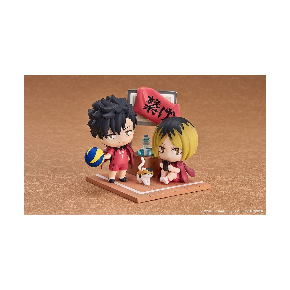 ¡GoodSmile - Qset Tetsuro Kuroo & Kenma Kozume - Pack 2 figuras HAIKYUU ! A LA CIMA