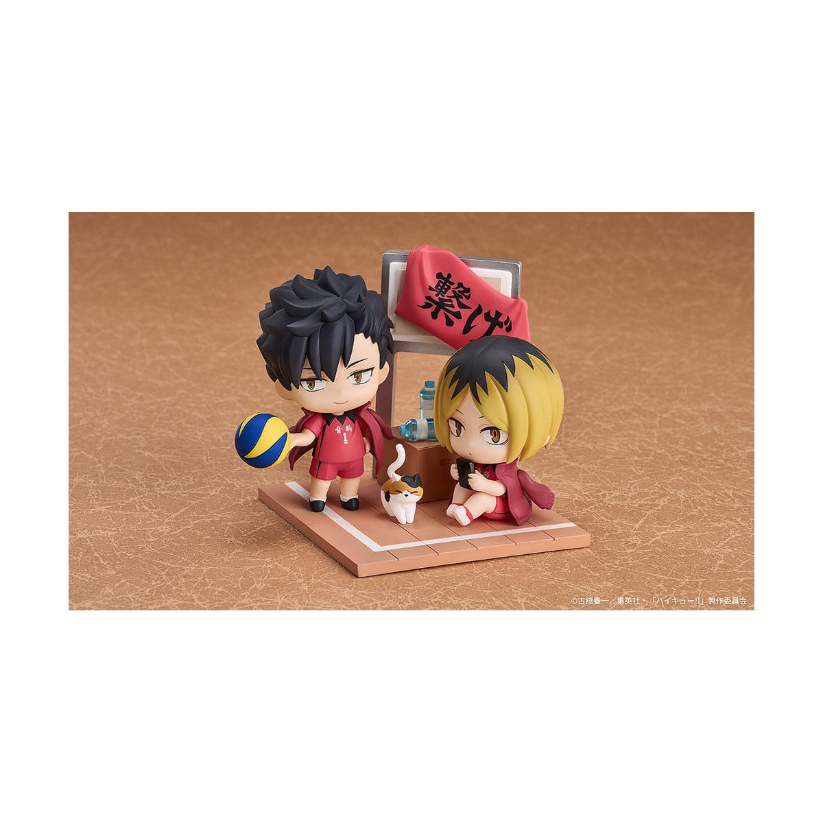 ¡GoodSmile - Qset Tetsuro Kuroo & Kenma Kozume - Pack 2 figuras HAIKYUU ! A LA CIMA