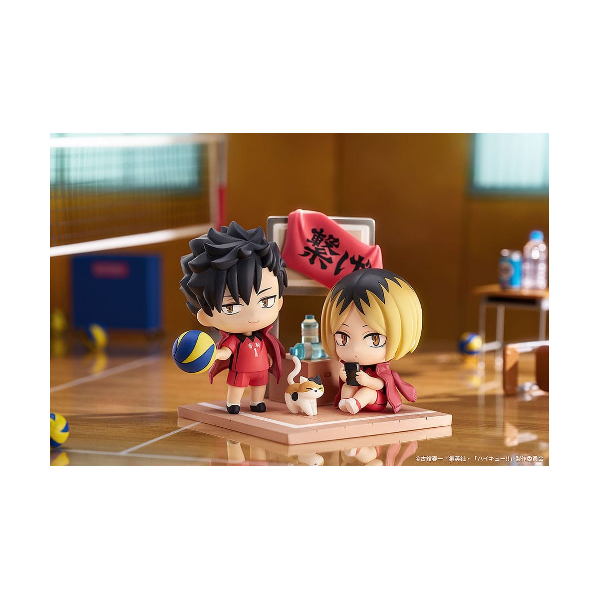 ¡GoodSmile - Qset Tetsuro Kuroo & Kenma Kozume - Pack 2 figuras HAIKYUU ! A LA CIMA