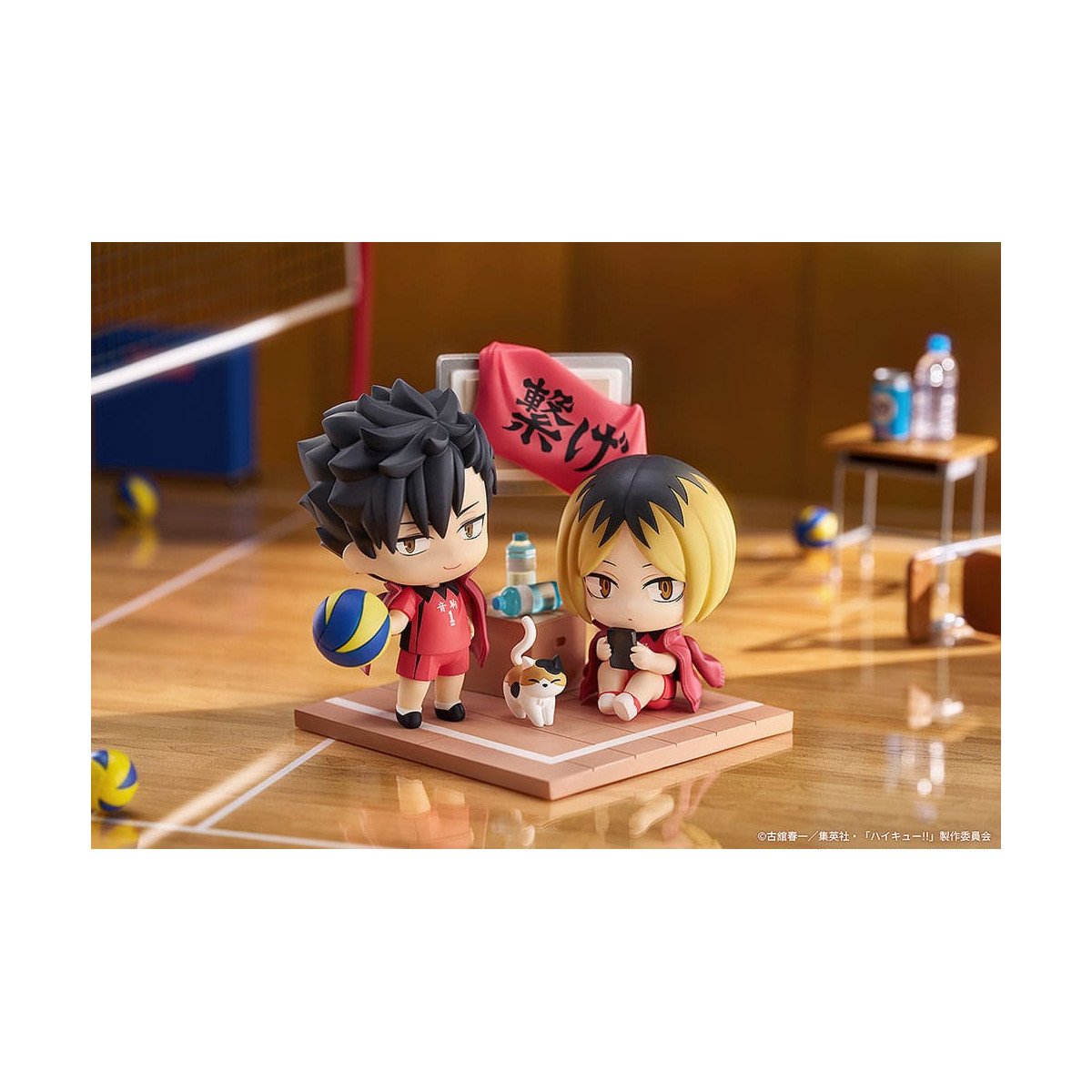 ¡GoodSmile - Qset Tetsuro Kuroo & Kenma Kozume - Pack 2 figuras HAIKYUU ! A LA CIMA