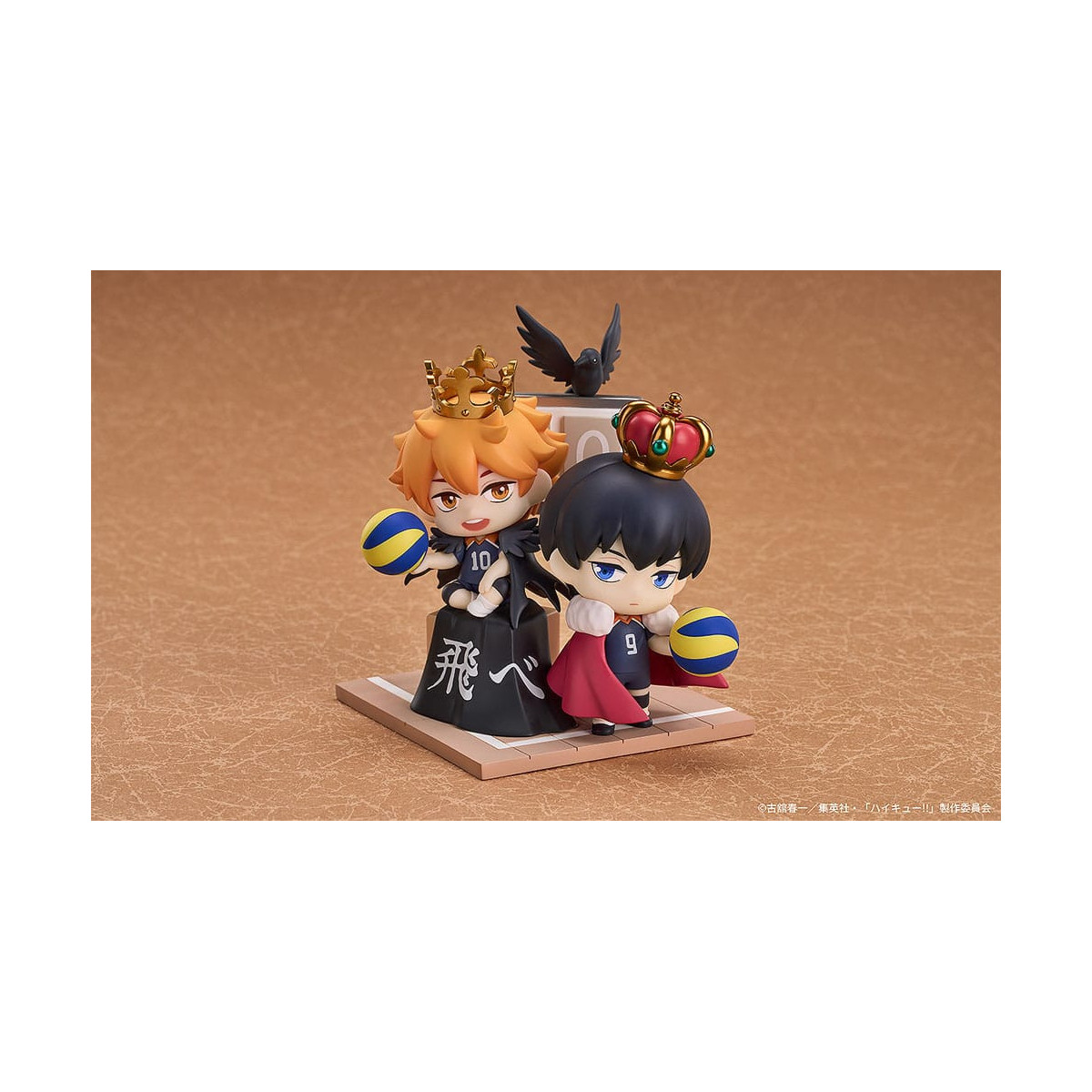 ¡GoodSmile - Qset Shoyo Hinata & Tobio Kageyama - Pack 2 figuras HAIKYUU ! A LA CIMA