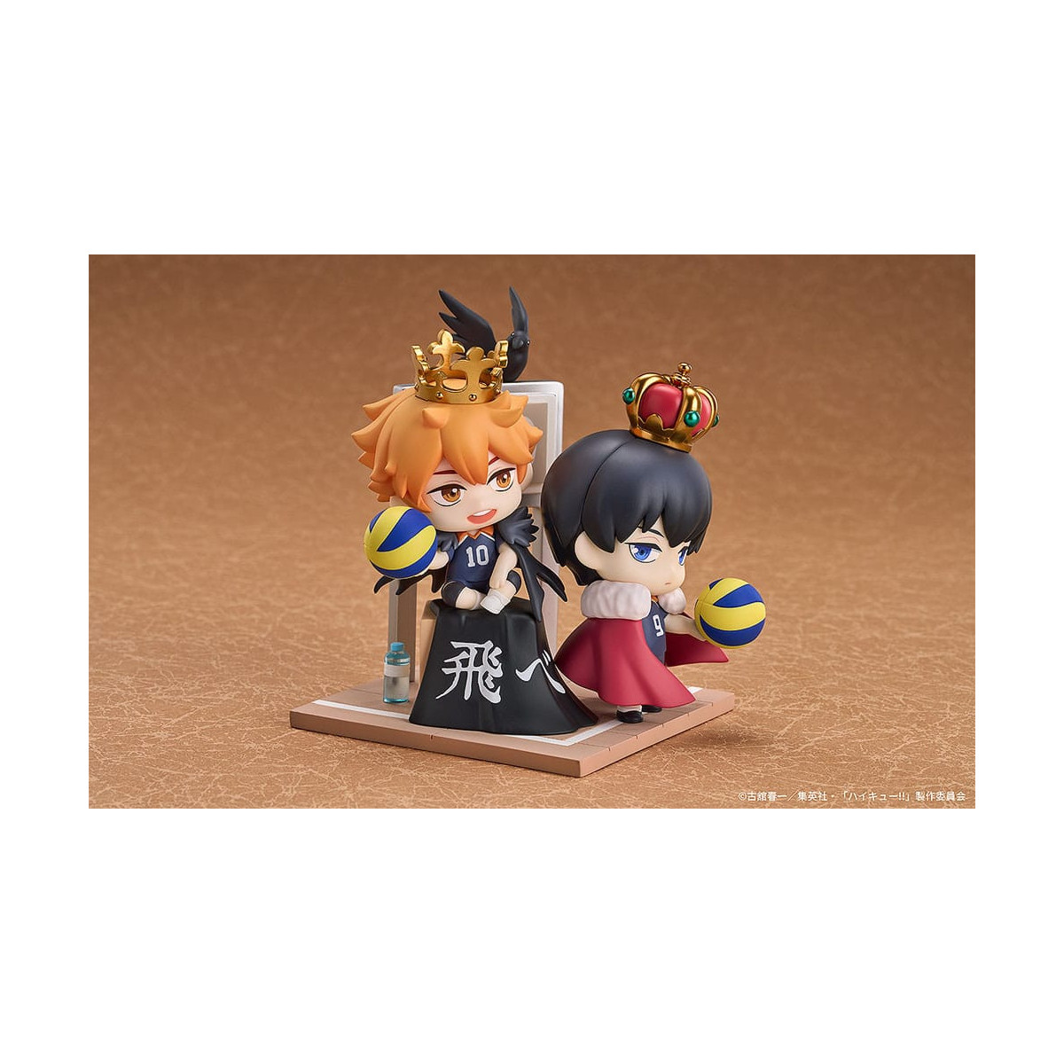 ¡GoodSmile - Qset Shoyo Hinata & Tobio Kageyama - Pack 2 figuras HAIKYUU ! A LA CIMA
