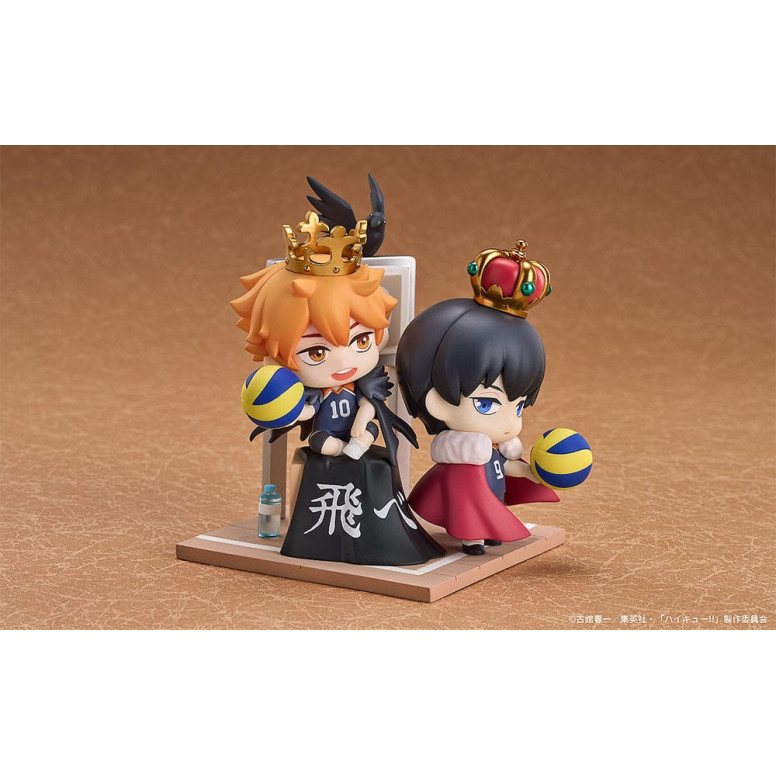 ¡GoodSmile - Qset Shoyo Hinata & Tobio Kageyama - Pack 2 figuras HAIKYUU ! A LA CIMA