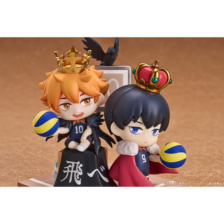 ¡GoodSmile - Qset Shoyo Hinata & Tobio Kageyama - Pack 2 figuras HAIKYUU ! A LA CIMA