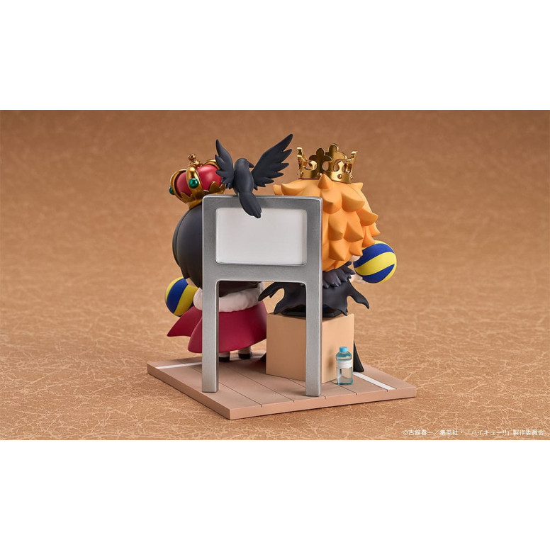 ¡GoodSmile - Qset Shoyo Hinata & Tobio Kageyama - Pack 2 figuras HAIKYUU ! A LA CIMA