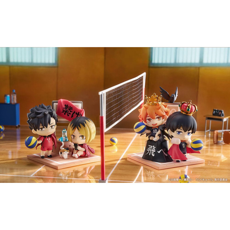 ¡GoodSmile - Qset Shoyo Hinata & Tobio Kageyama - Pack 2 figuras HAIKYUU ! A LA CIMA