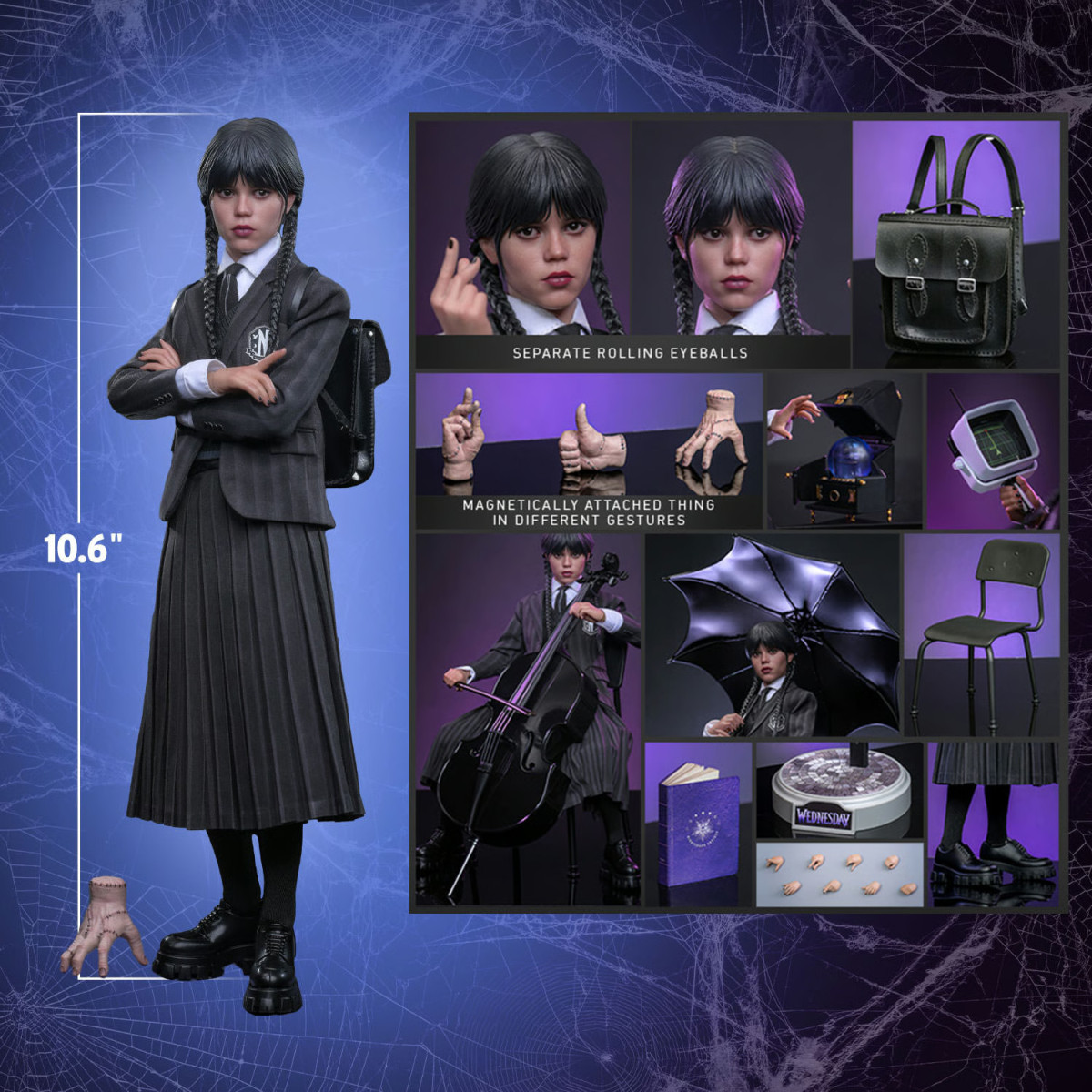 Hot Toys - Miércoles TV Figura 1/6 TMS135