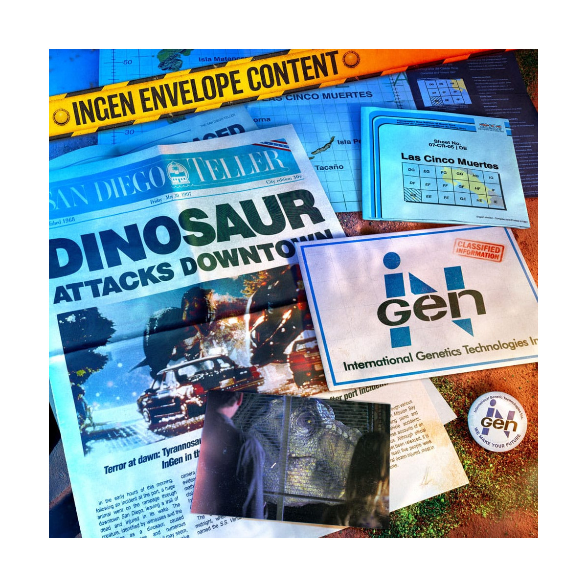 Doctor Collector - Jurassic Park - Kit de recuerdos perdidos