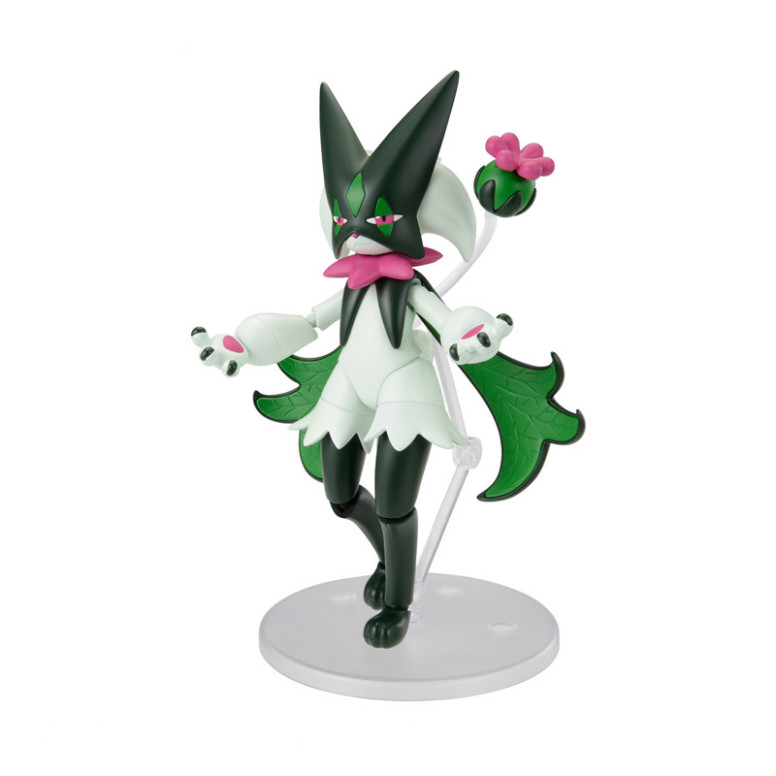 Bandai - Pokepla 56 - Kit de modelismo MEOWSCARADA Pokémon - Pokémon Select series Miascarade