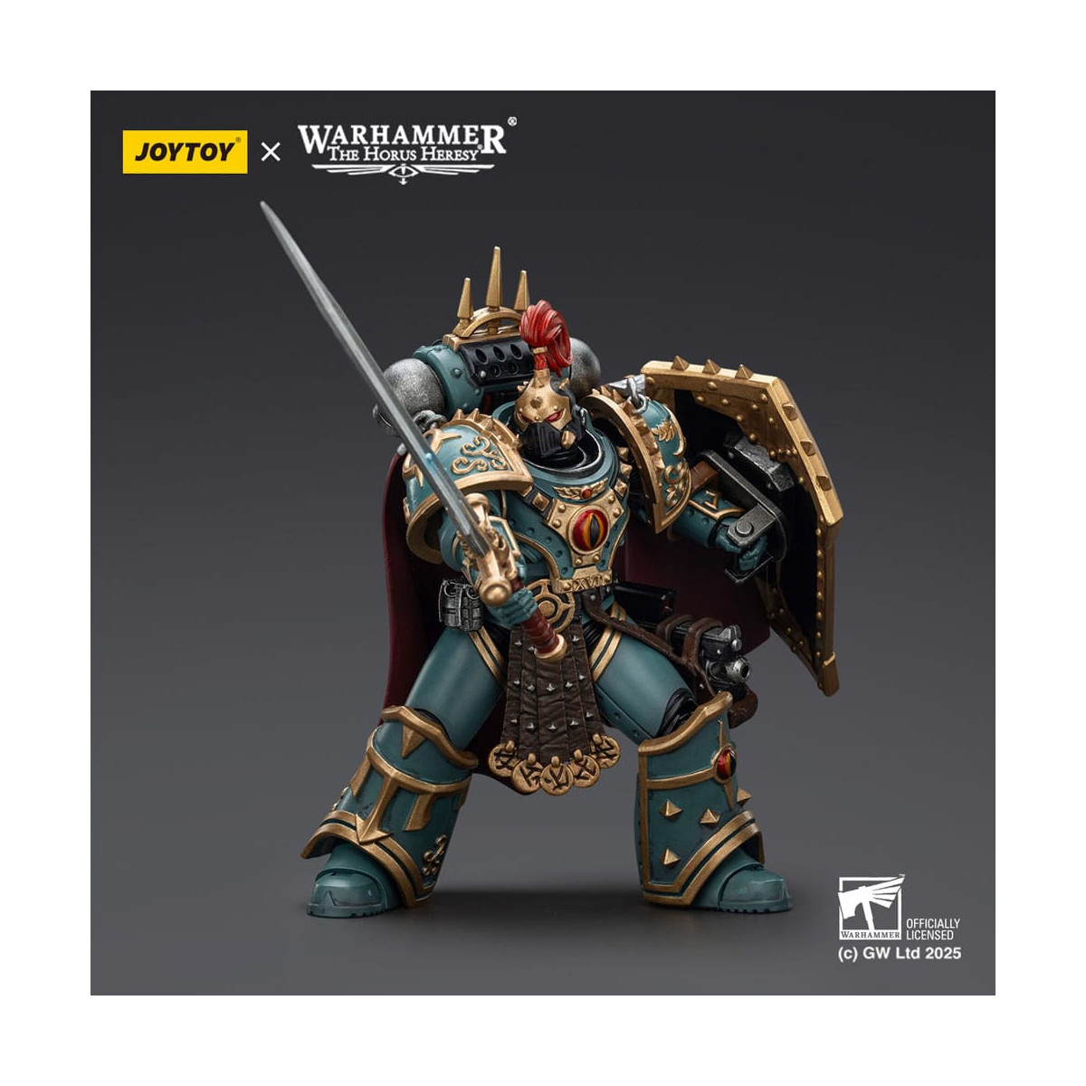 JoyToy Space Marines - Sons of Horus - Pequeño Horus Aximand Capitán de la 5ª Compañía 1/18 - La Herejía de Horus