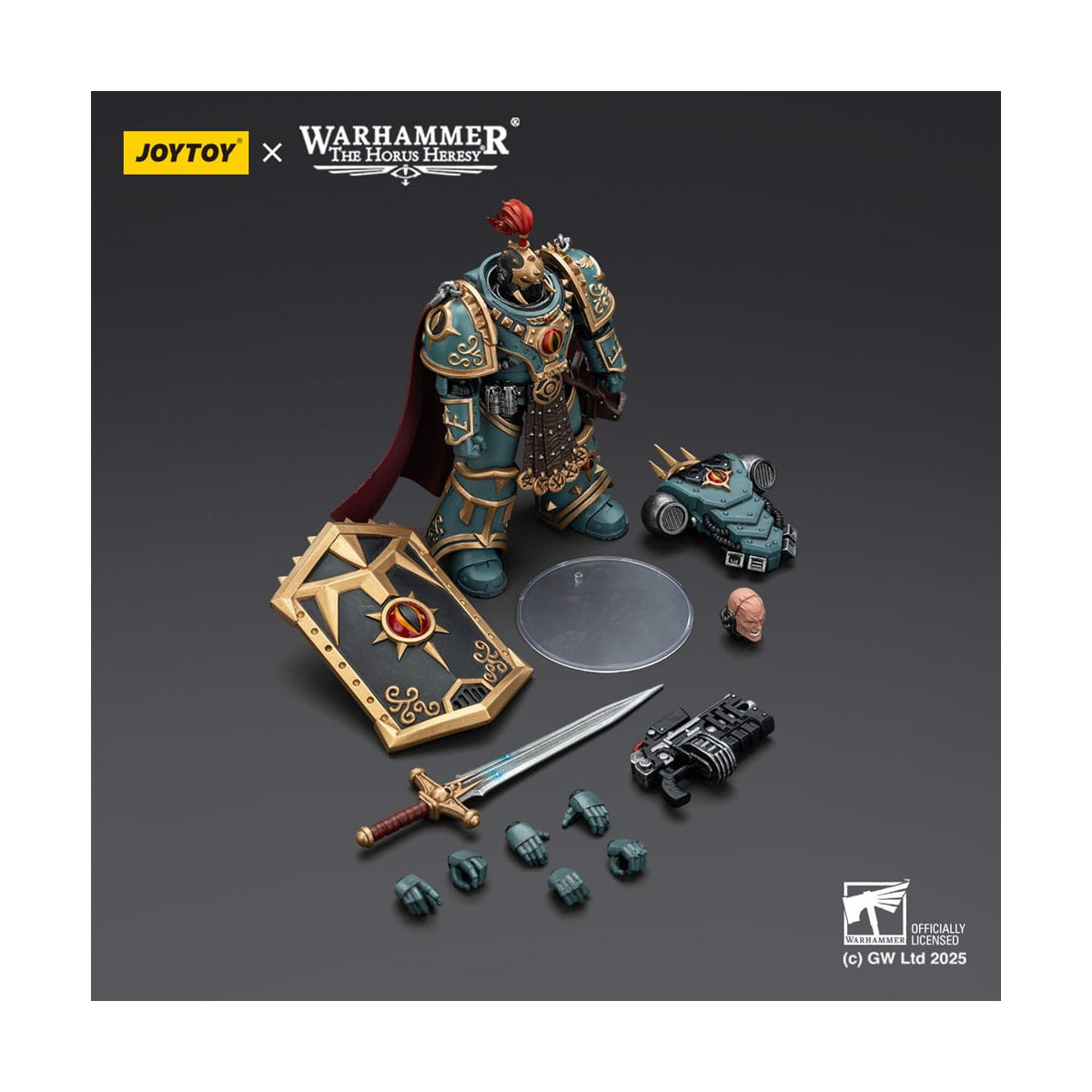JoyToy Space Marines - Sons of Horus - Pequeño Horus Aximand Capitán de la 5ª Compañía 1/18 - La Herejía de Horus