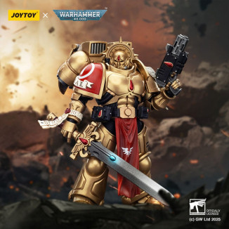 JoyToy Space Marines - Blood Angels - Patrulla de Combate Blood Angels Guardia Sanguinario 1 con Pistola Infernal y Espada Encar