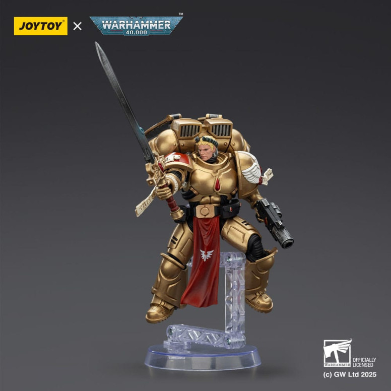 JoyToy Space Marines - Blood Angels - Patrulla de Combate Blood Angels Guardia Sanguinario 1 con Pistola Infernal y Espada Encar
