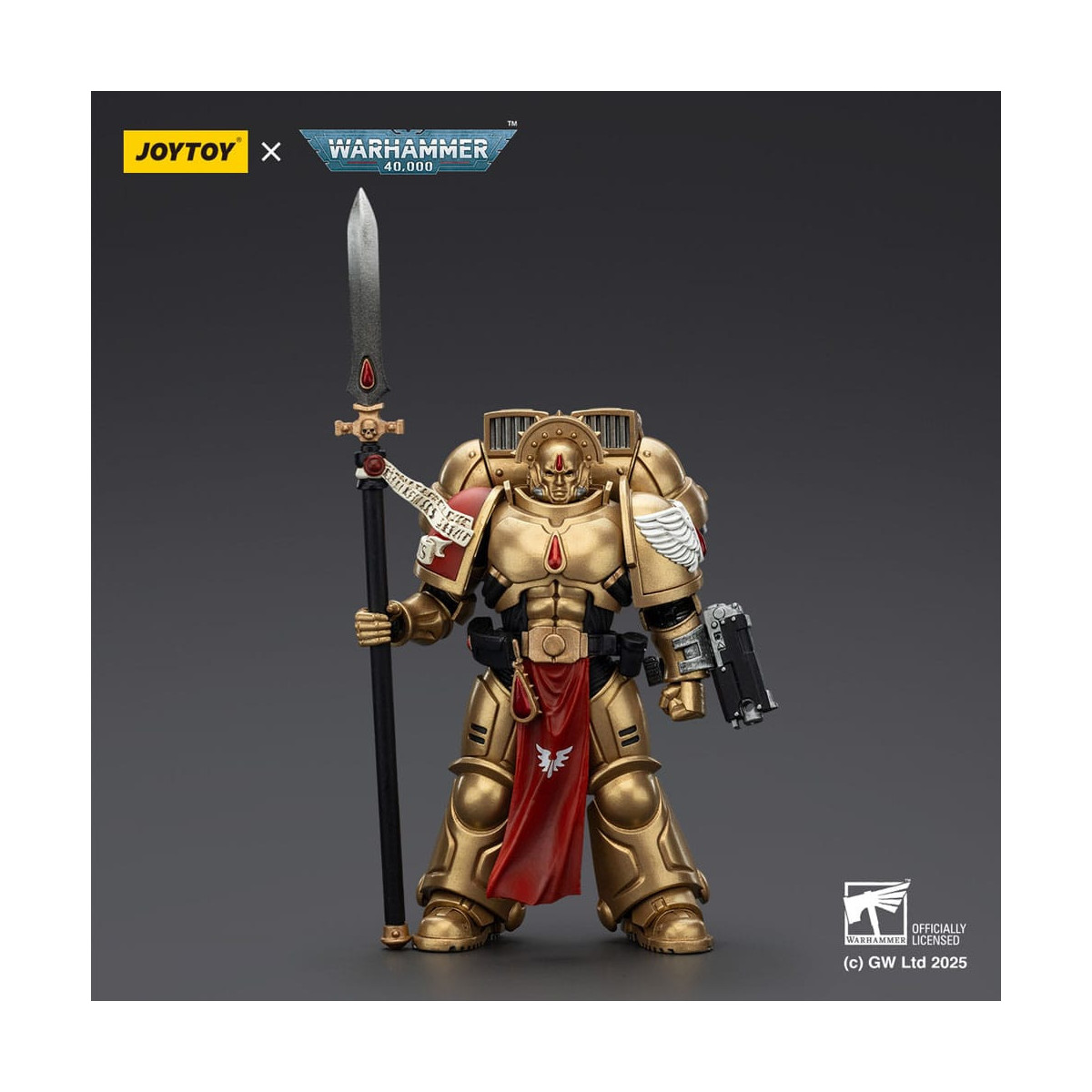 JoyToy Space Marines - Blood Angels - Patrulla de Combate Blood Angels Guardia Sanguinario 2 con Angelus Boltgun y Encarmine Spe