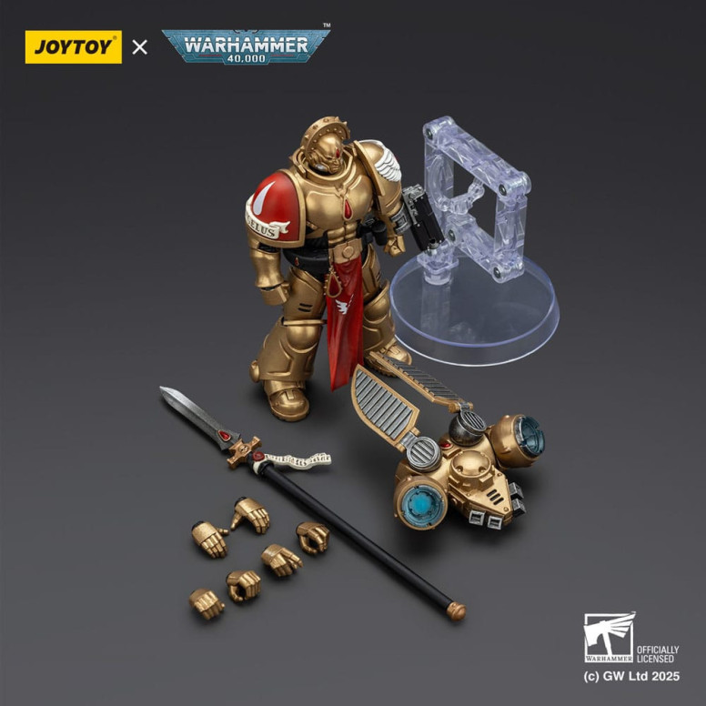 JoyToy Space Marines - Blood Angels - Patrulla de Combate Blood Angels Guardia Sanguinario 2 con Angelus Boltgun y Encarmine Spe