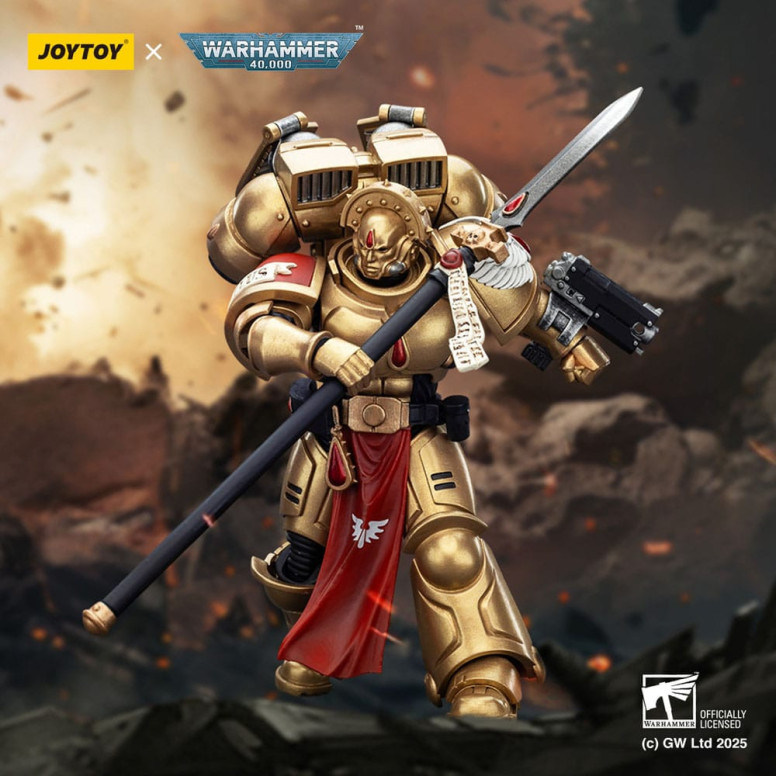 JoyToy Space Marines - Blood Angels - Patrulla de Combate Blood Angels Guardia Sanguinario 2 con Angelus Boltgun y Encarmine Spe