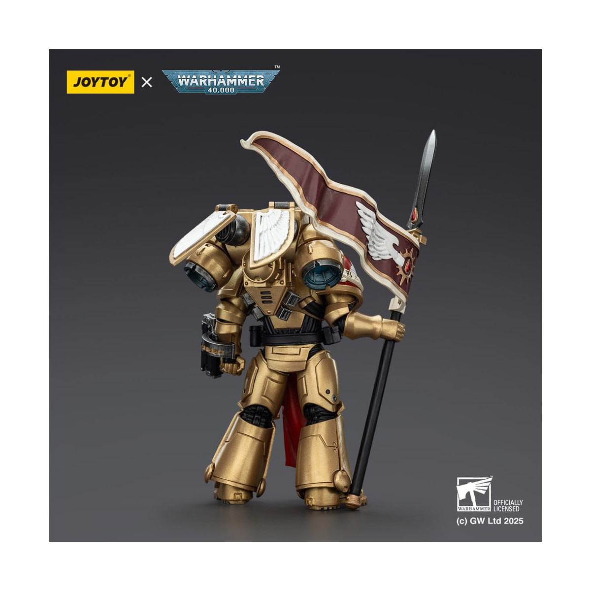 JoyToy Space Marines - Blood Angels - Patrulla de Combate Blood Angels Guardia Sanguinaria 3 con Angelus Boltgun y Encarmine