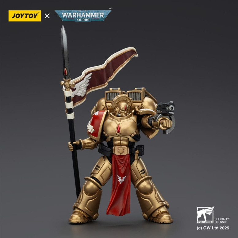 JoyToy Space Marines - Blood Angels - Patrulla de Combate Blood Angels Guardia Sanguinaria 3 con Angelus Boltgun y Encarmine