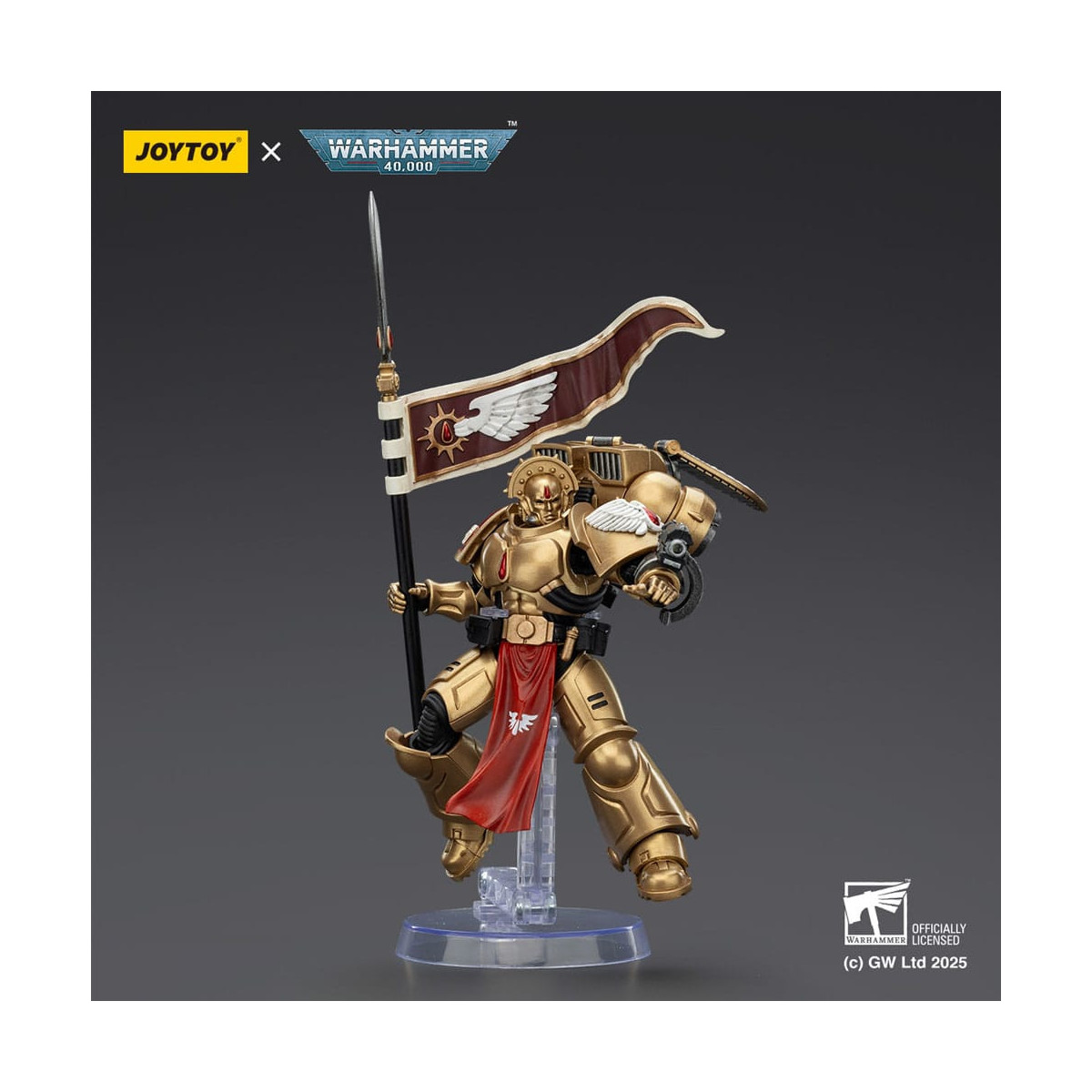 JoyToy Space Marines - Blood Angels - Patrulla de Combate Blood Angels Guardia Sanguinaria 3 con Angelus Boltgun y Encarmine