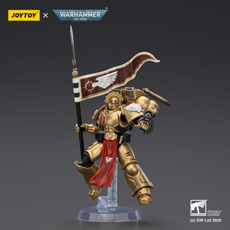 JoyToy Space Marines - Blood Angels - Patrulla de Combate Blood Angels Guardia Sanguinaria 3 con Angelus Boltgun y Encarmine