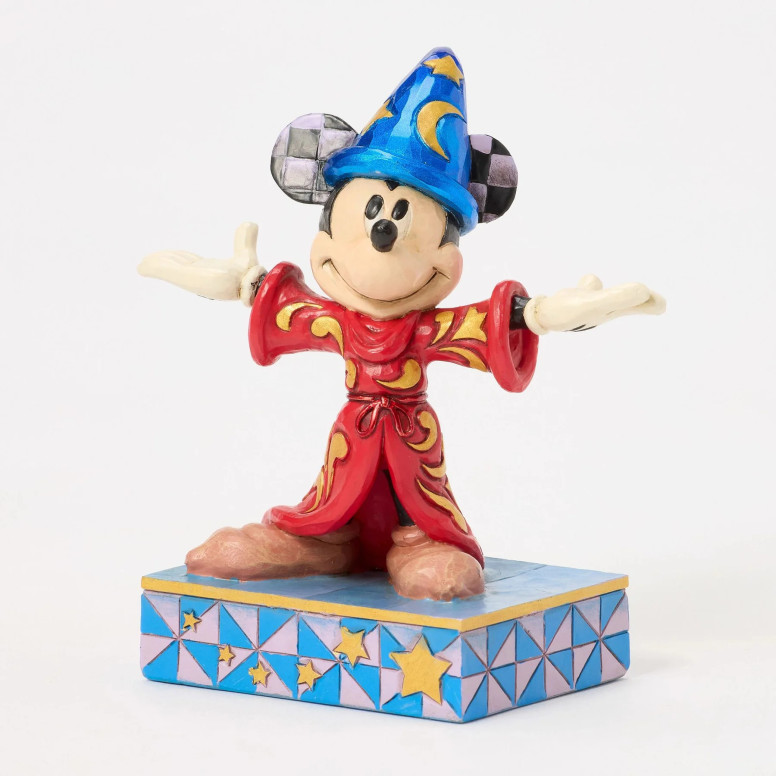 Enesco Disney Tradiciones de Jim Shore - Mickey Mouse Sorcier - Fantasia