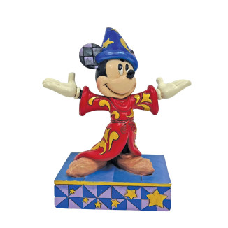 Enesco Disney Tradiciones de Jim Shore - Mickey Mouse Sorcier - Fantasia