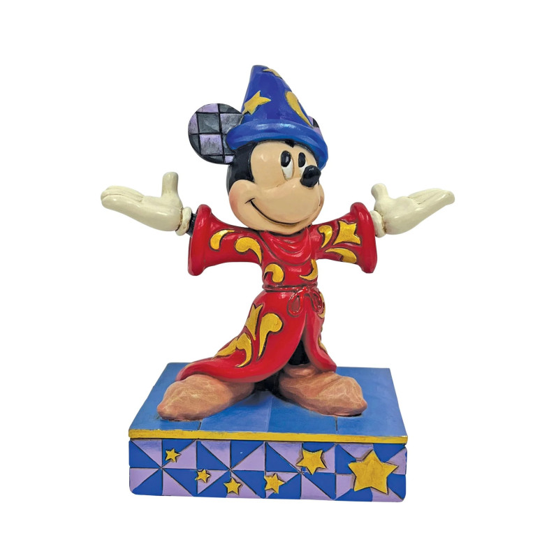 Enesco Disney Tradiciones de Jim Shore - Mickey Mouse Sorcier - Fantasia