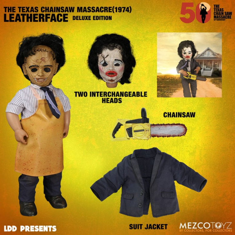 Mezco Living Dead Dolls La matanza de Texas - Leatherface Deluxe Edition (1974)