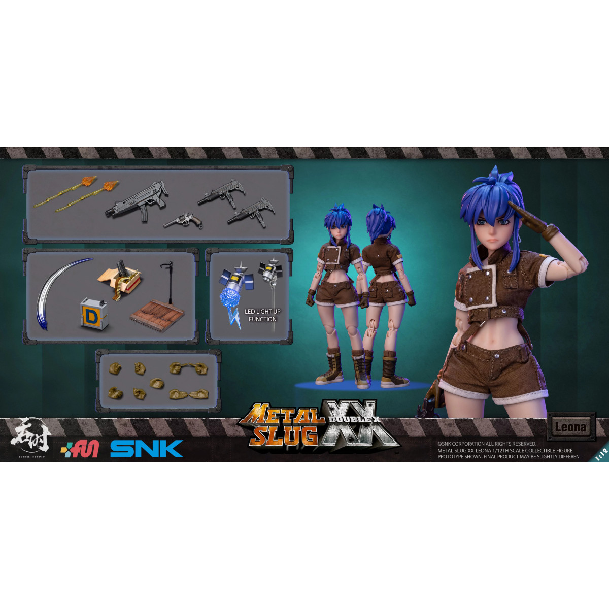 Tunshi Studio - Metal Slug XX - Leona Heidern 1/12 - Guerreros Ikari