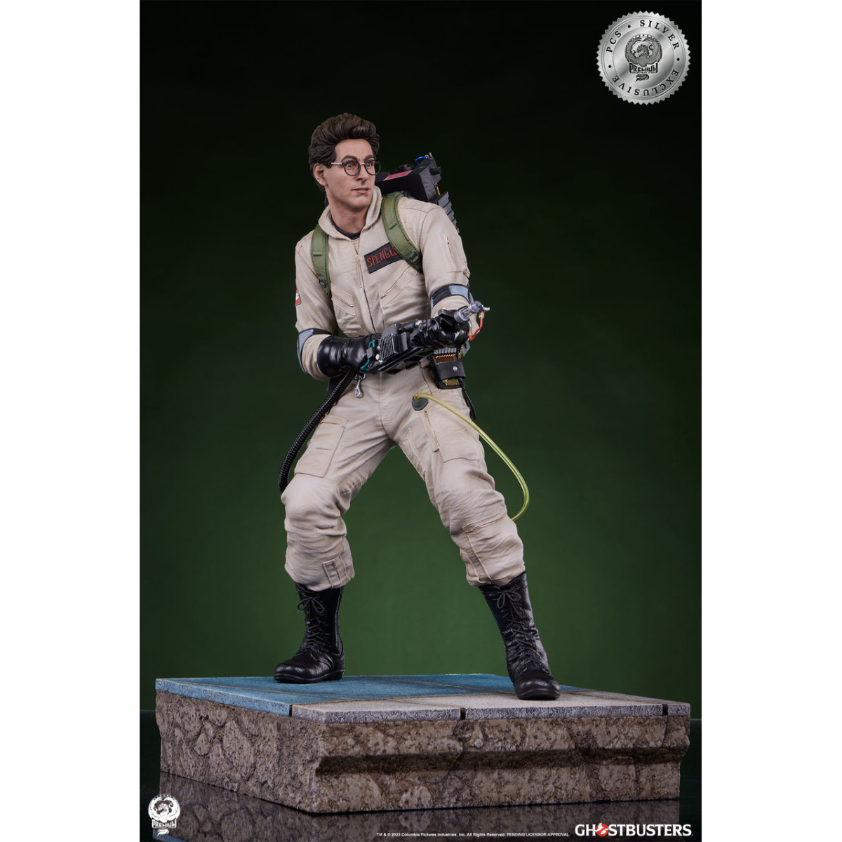 Premium Collectibles Studio PCS - Egon Spengler Silver Exclusive 1/4 - Ghostbusters - Cazafantasmas