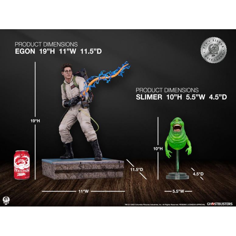 Premium Collectibles Studio PCS - Egon Spengler Silver Exclusive 1/4 - Ghostbusters - Cazafantasmas