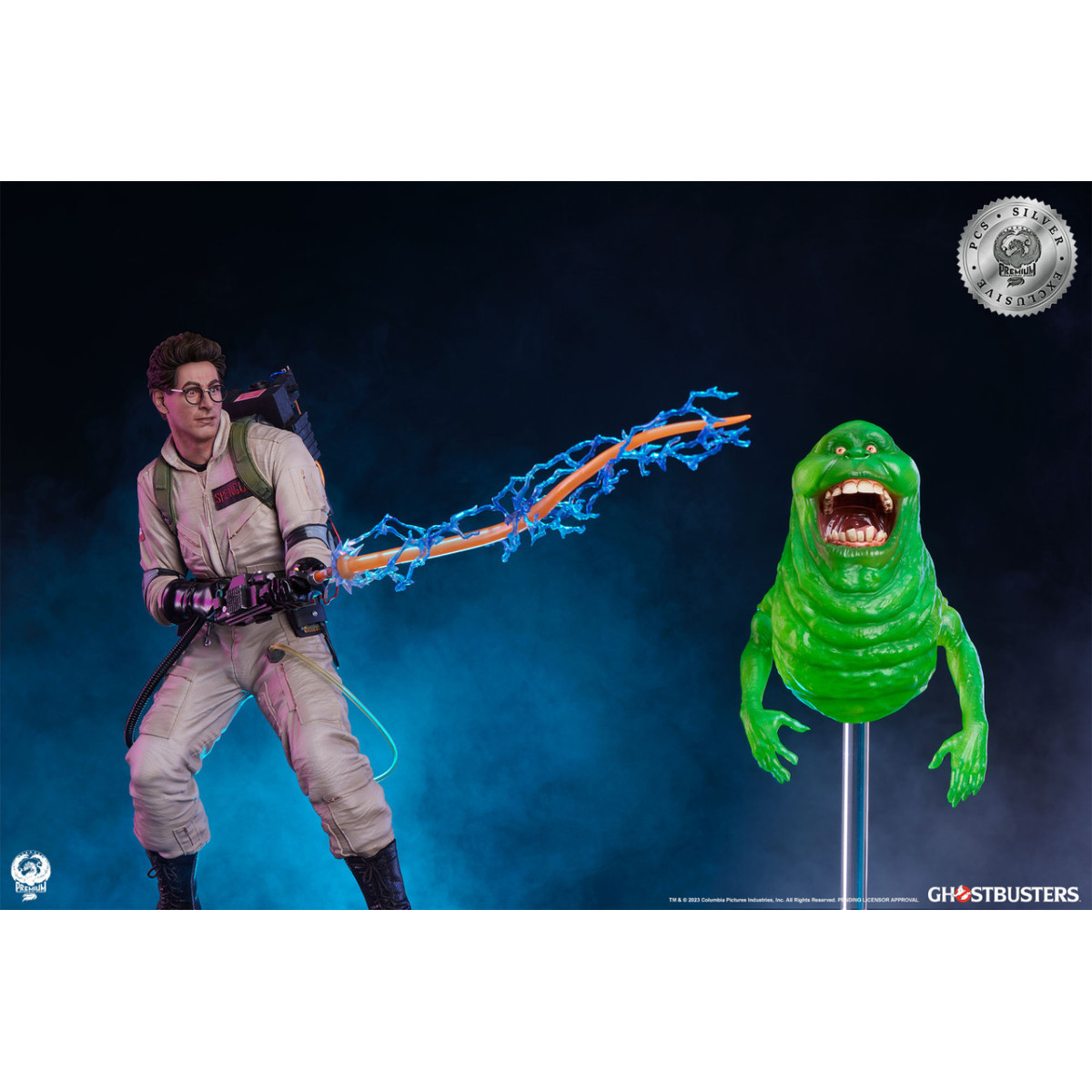 Premium Collectibles Studio PCS - Egon Spengler Silver Exclusive 1/4 - Ghostbusters - Cazafantasmas