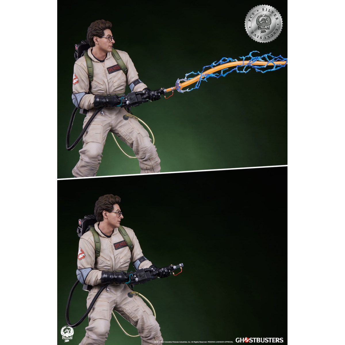Premium Collectibles Studio PCS - Egon Spengler Silver Exclusive 1/4 - Ghostbusters - Cazafantasmas