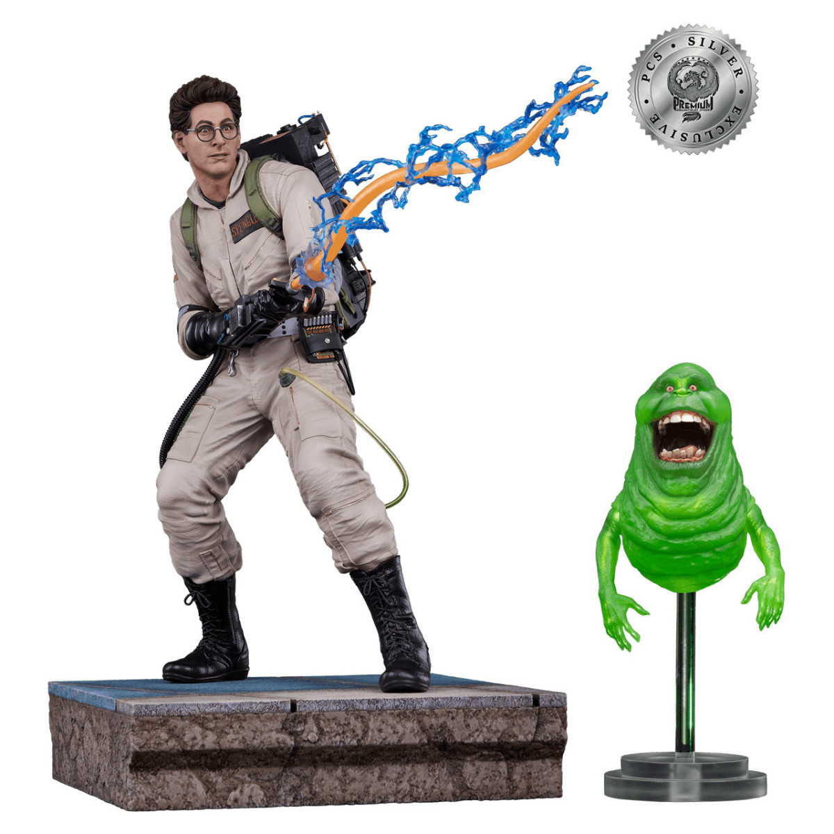 Premium Collectibles Studio PCS - Egon Spengler Silver Exclusive 1/4 - Ghostbusters - Cazafantasmas