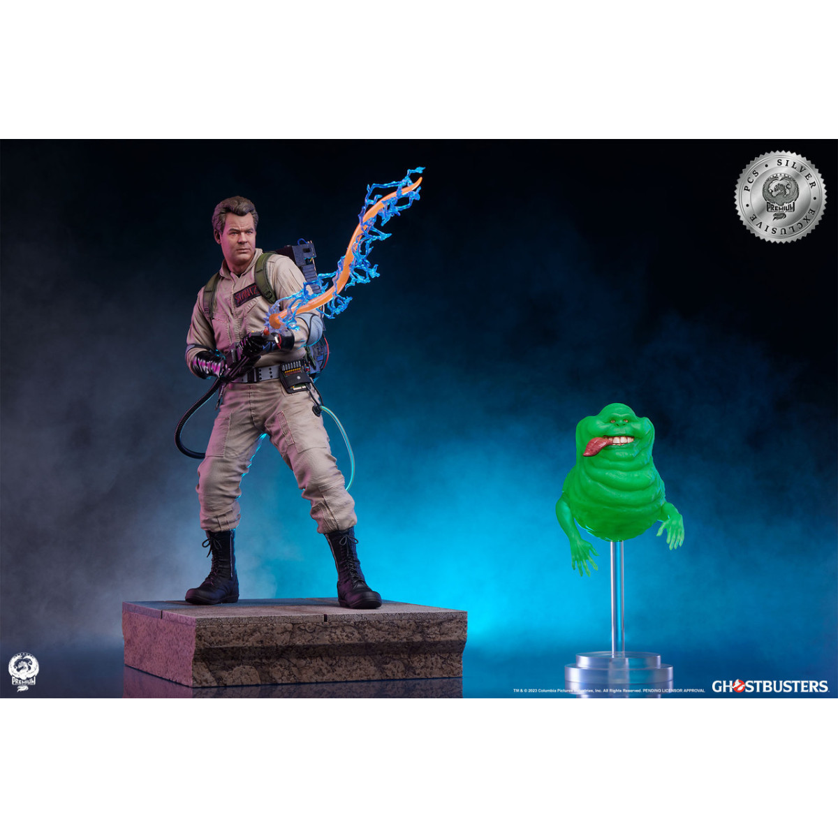 Premium Collectibles Studio PCS - Ray Stantz Silver Exclusive 1/4 - Ghostbusters - Cazafantasmas