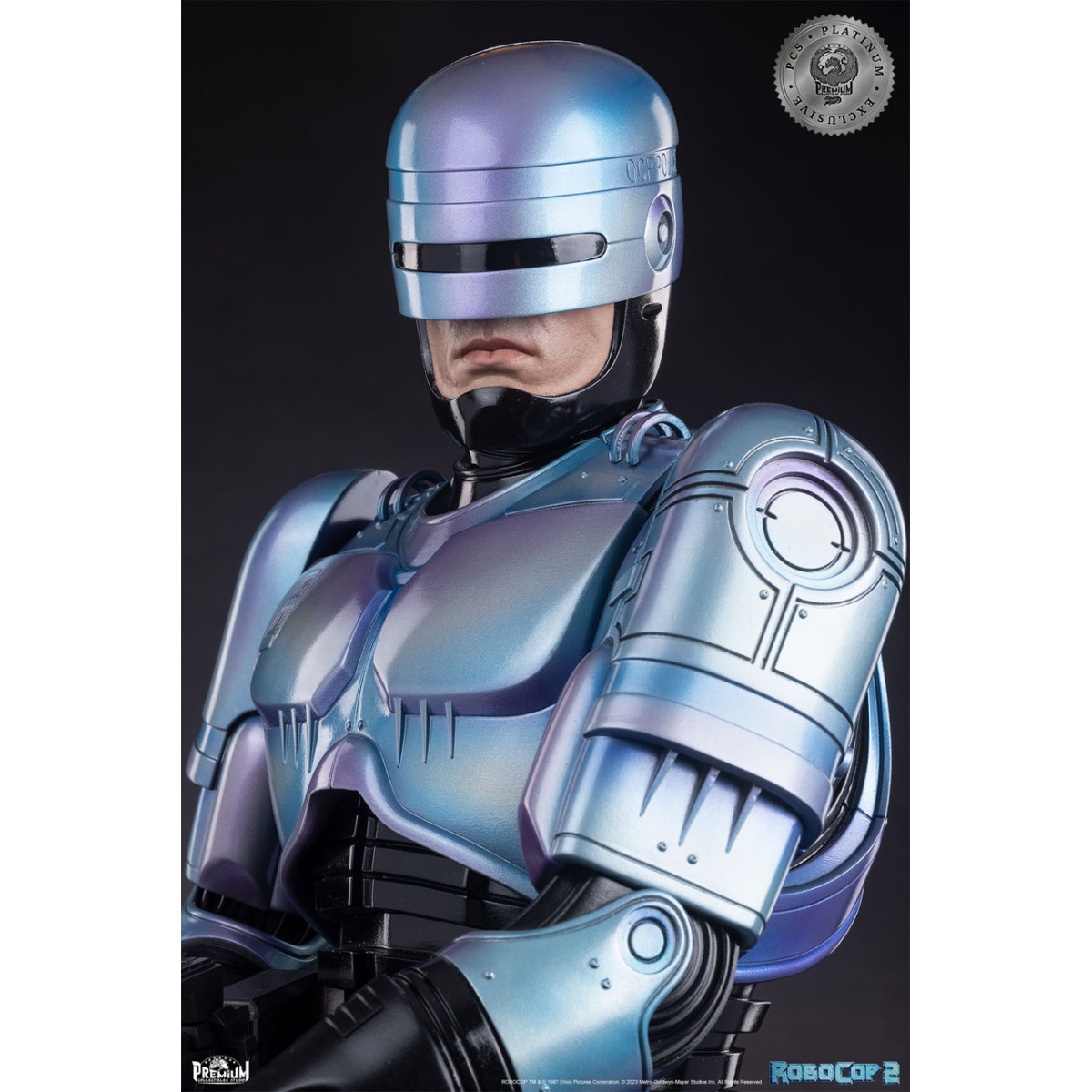 Premium Collectibles Studio PCS RoboCop 2 Platinum Exclusive Statue 1/3