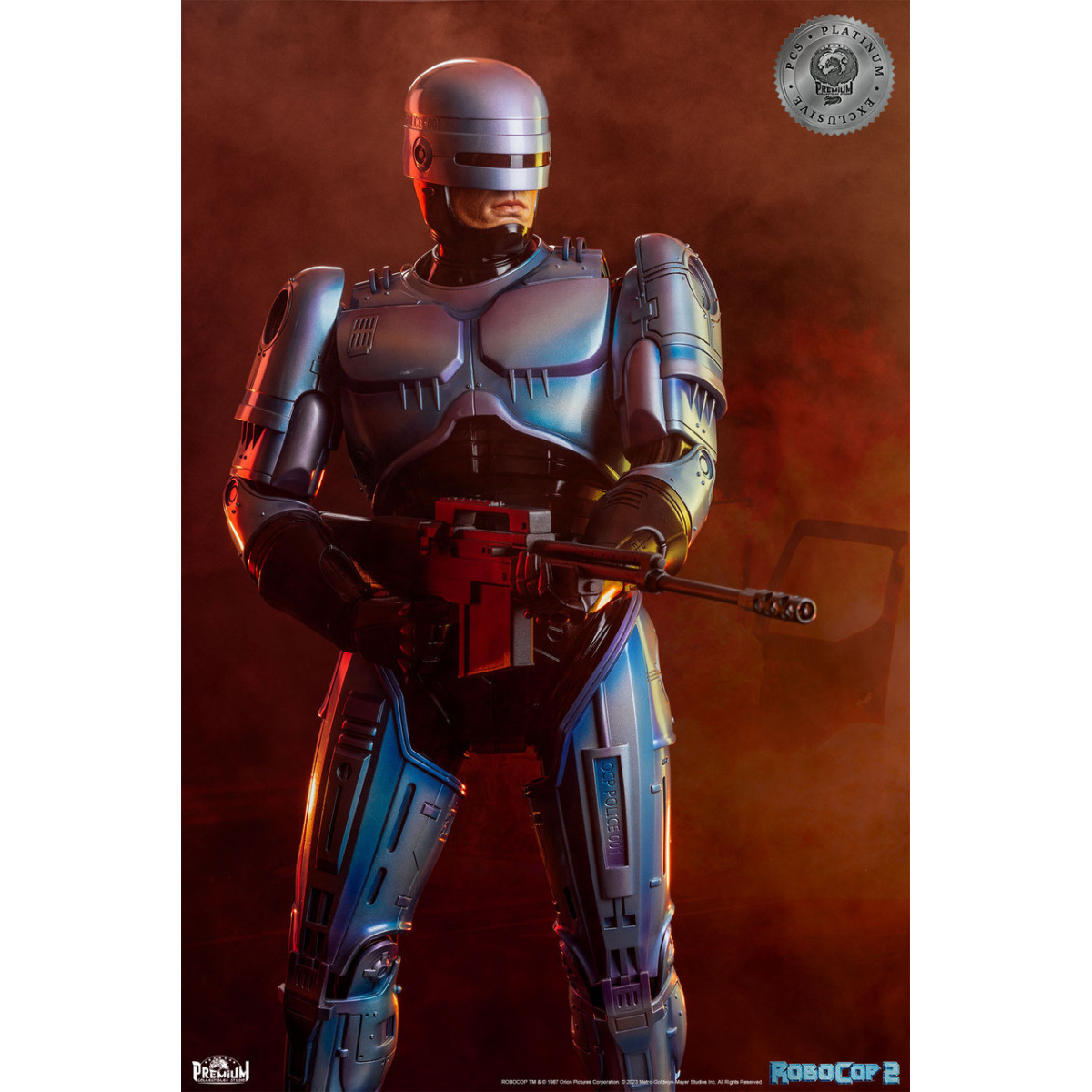 Premium Collectibles Studio PCS RoboCop 2 Platinum Exclusive Statue 1/3