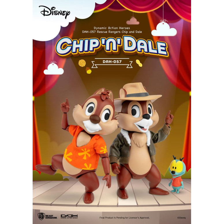 Beast Kingdom Disney - Chip y Chop los Risk Rangers - Dynamic Action Heroes 1/9 - Chip & Dale