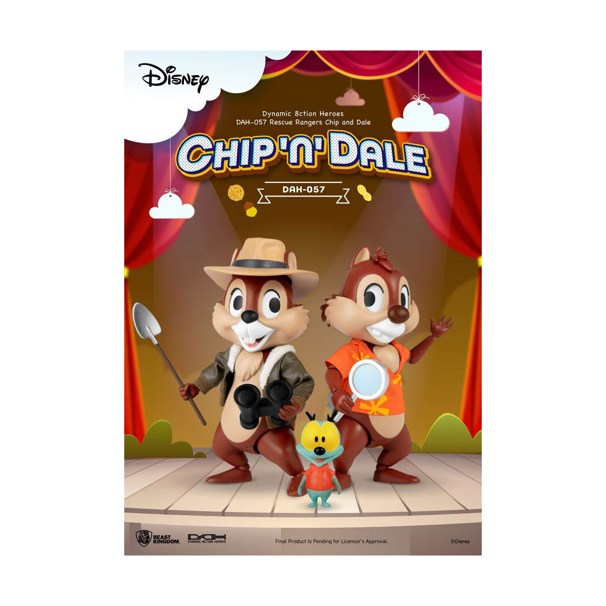 Beast Kingdom Disney - Chip y Chop los Risk Rangers - Dynamic Action Heroes 1/9 - Chip & Dale