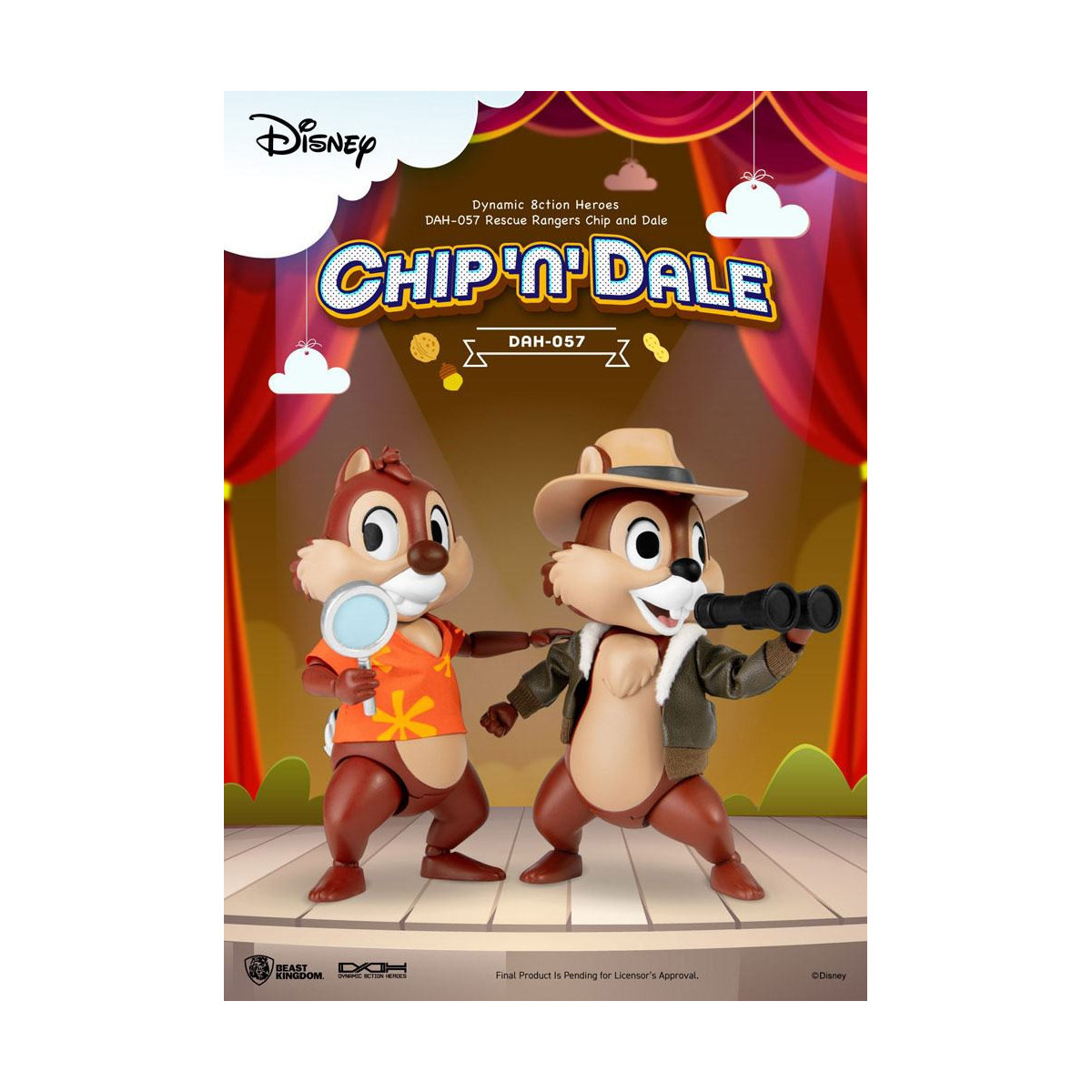 Beast Kingdom Disney - Chip y Chop los Risk Rangers - Dynamic Action Heroes 1/9 - Chip & Dale