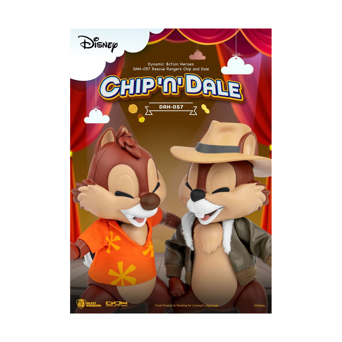 Beast Kingdom Disney - Chip y Chop los Risk Rangers - Dynamic Action Heroes 1/9 - Chip & Dale