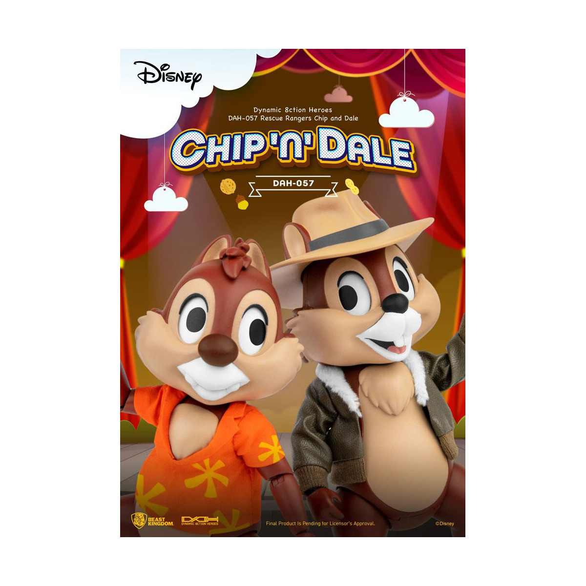 Beast Kingdom Disney - Chip y Chop los Risk Rangers - Dynamic Action Heroes 1/9 - Chip & Dale