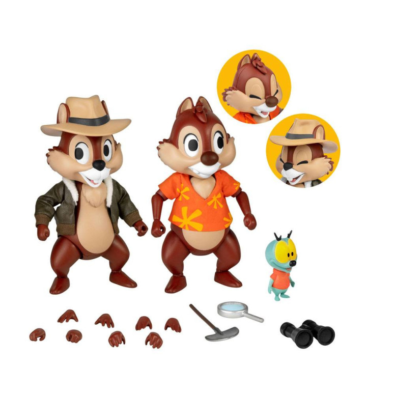 Beast Kingdom Disney - Chip y Chop los Risk Rangers - Dynamic Action Heroes 1/9 - Chip & Dale