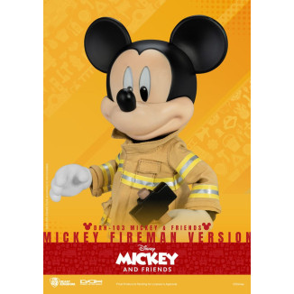 Beast Kingdom - Mickey Mouse & Friends - Mickey Mouse Bombero Ver. figura de acción Dynamic Action Heroes 1/9