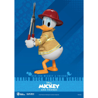 Beast Kingdom - Mickey Mouse & Friends - Pato Donald Bombero Ver. figura de acción Dynamic Action Heroes 1/9