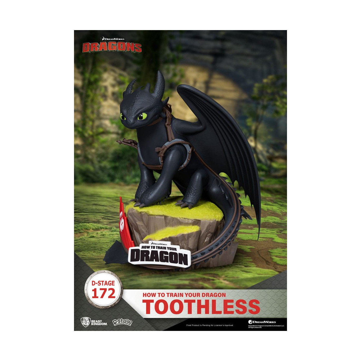 Beast Kingdom Cómo entrenar a su Dragon - Toothless- D-Stage