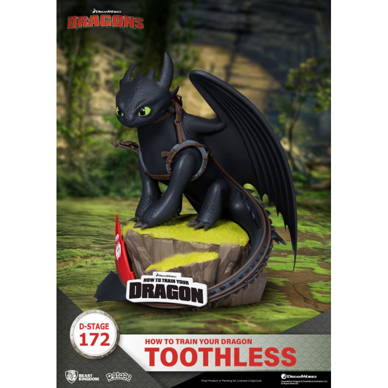 Beast Kingdom Cómo entrenar a su Dragon - Toothless- D-Stage