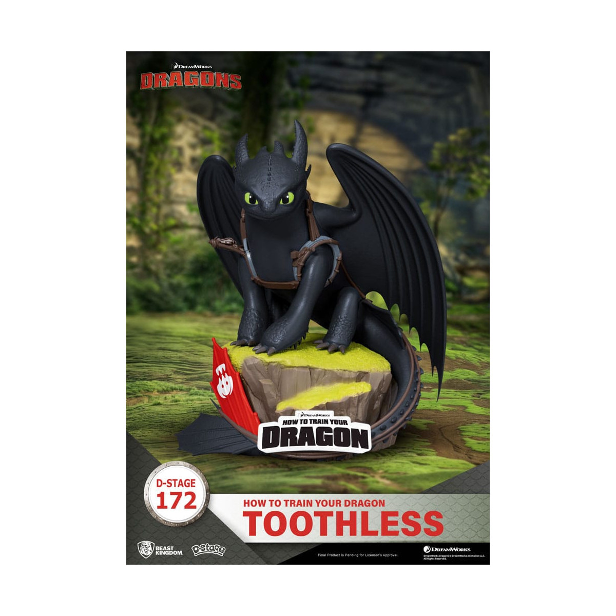 Beast Kingdom Cómo entrenar a su Dragon - Toothless- D-Stage