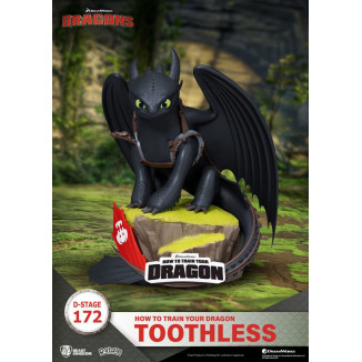 Beast Kingdom Cómo entrenar a su Dragon - Toothless- D-Stage