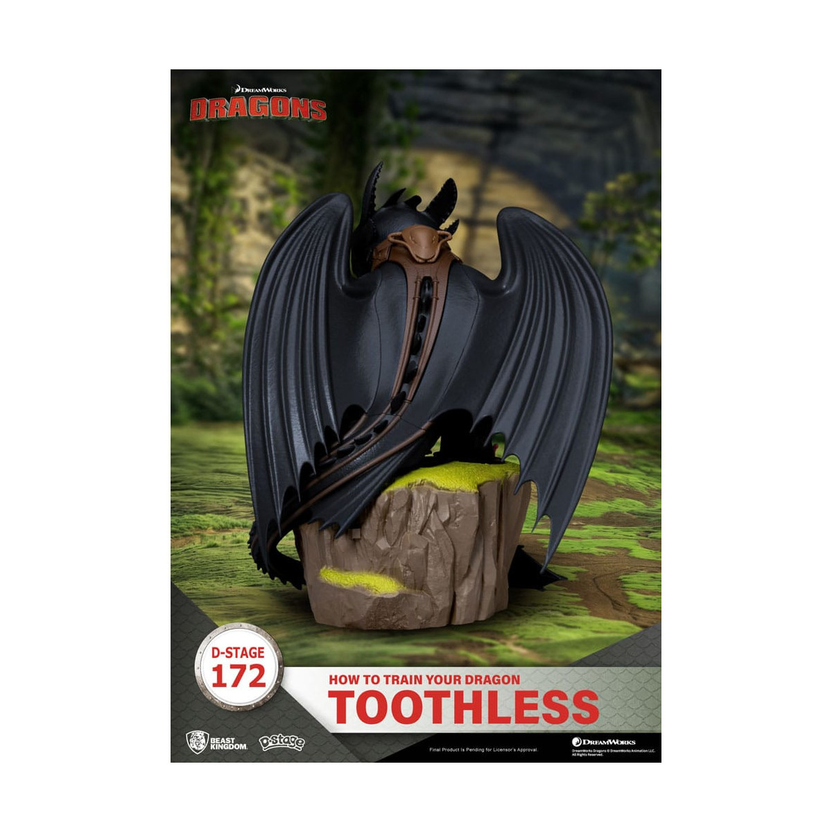 Beast Kingdom Cómo entrenar a su Dragon - Toothless- D-Stage